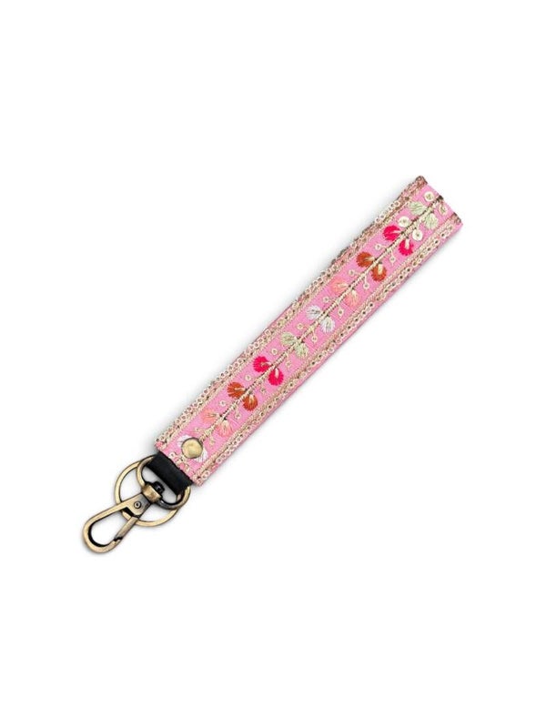 Bohemian Keychain Pink Blossom