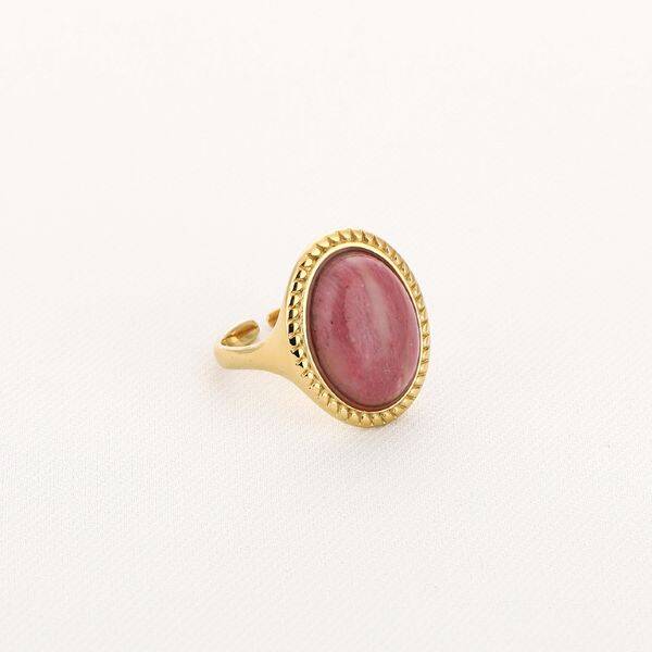 Ring Roze met steen