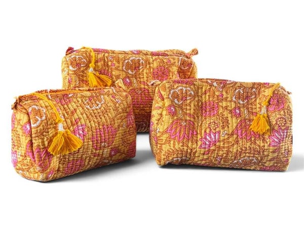 Beauty Pouch Set Bohemian Sunflower