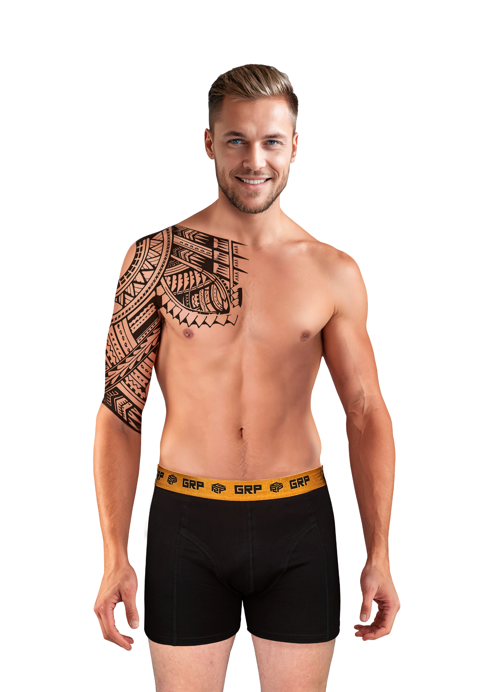 Urban Black – Moderne zwarte boxers. Productcode GRP-RET-003