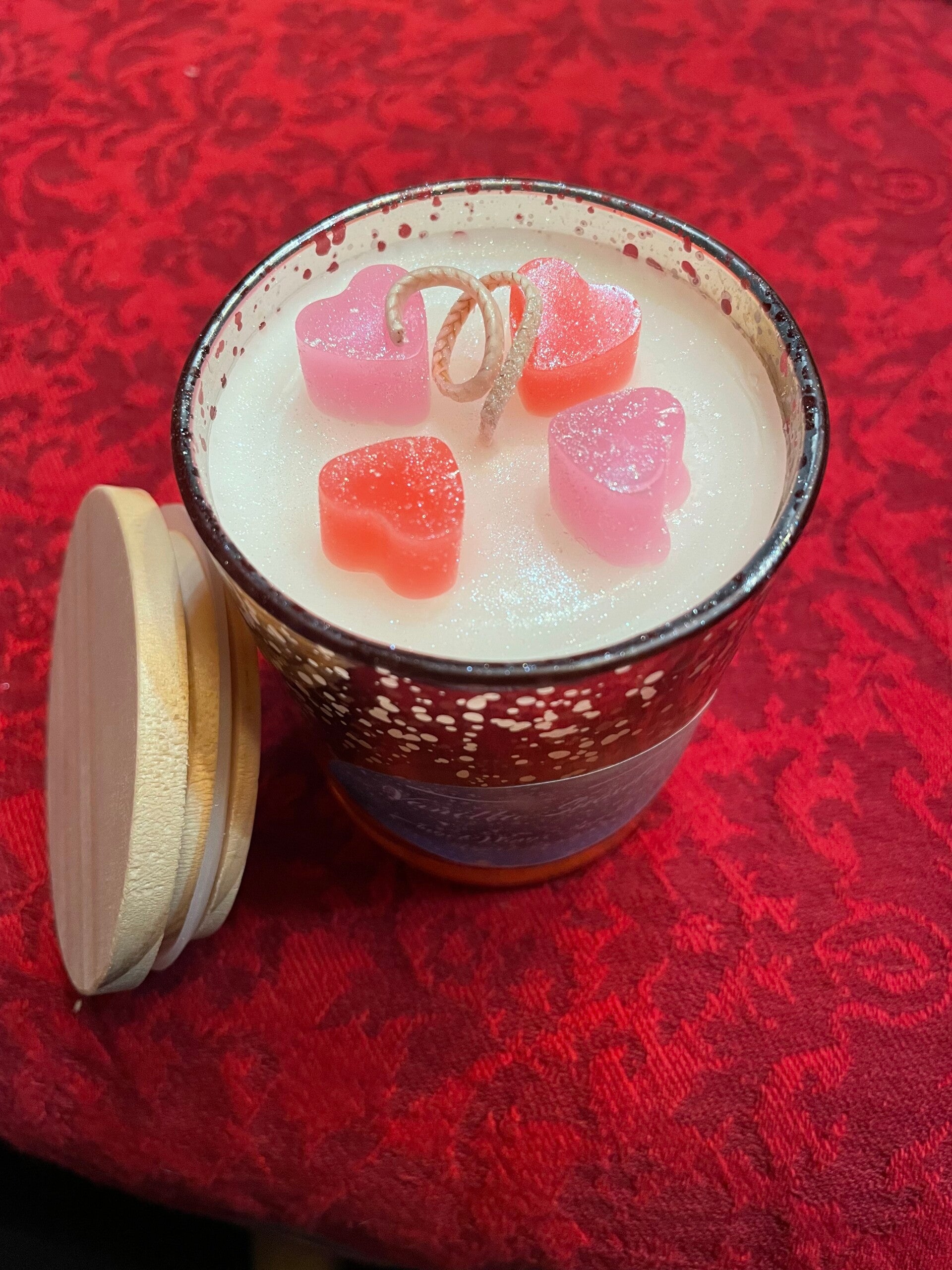 Specialty speckled candle jar ✨