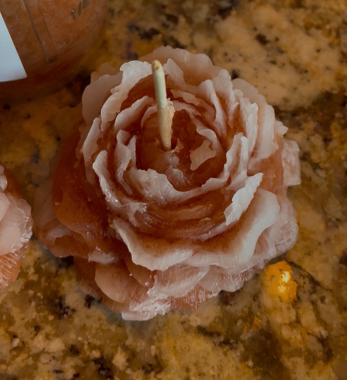 Mini flower candle