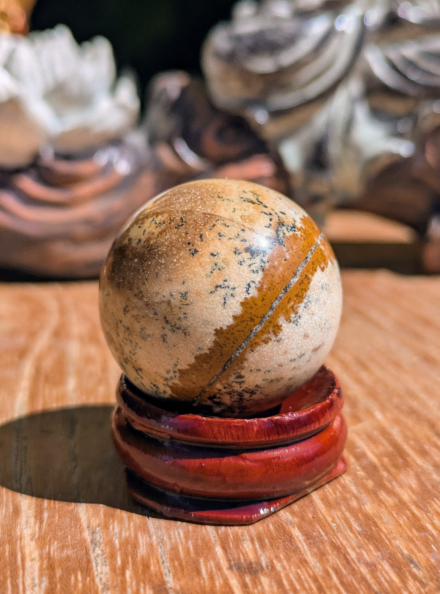 Sphère Jaspe Paysage A - 30 mm