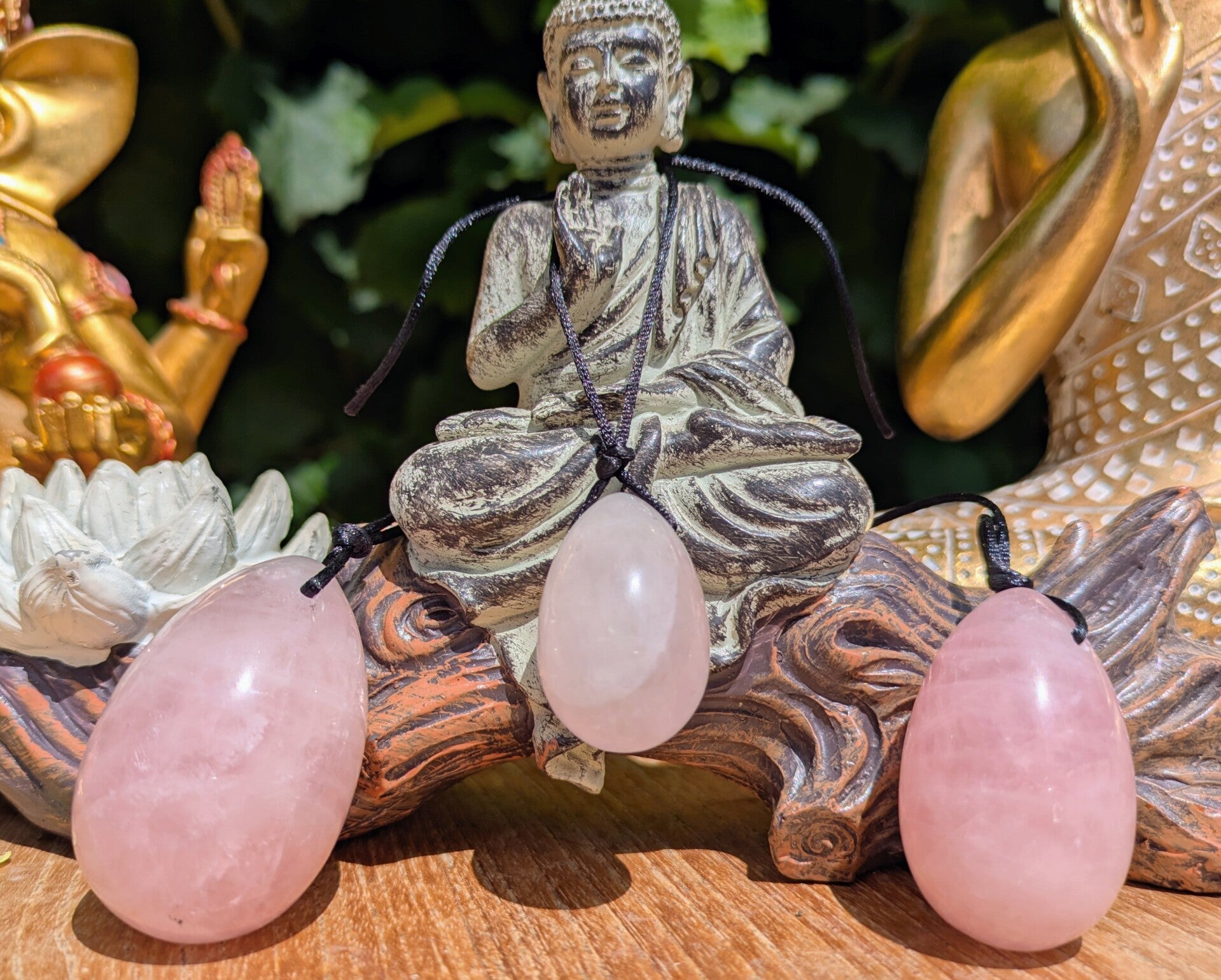 Oeuf de Yoni - Quartz rose du Brésil A