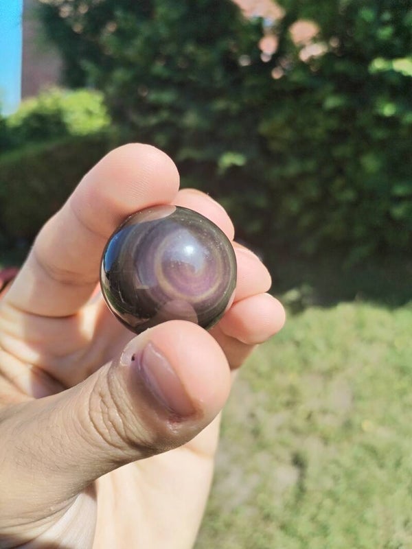 Sphère en Obsidienne Œil Céleste ( Mexique ) #2