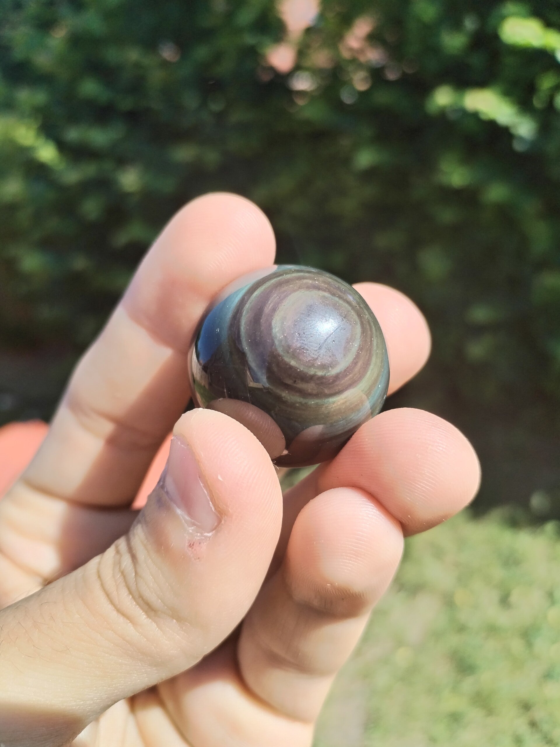 Sphère Obsidienne Oeil céleste ( Mexique ) #6