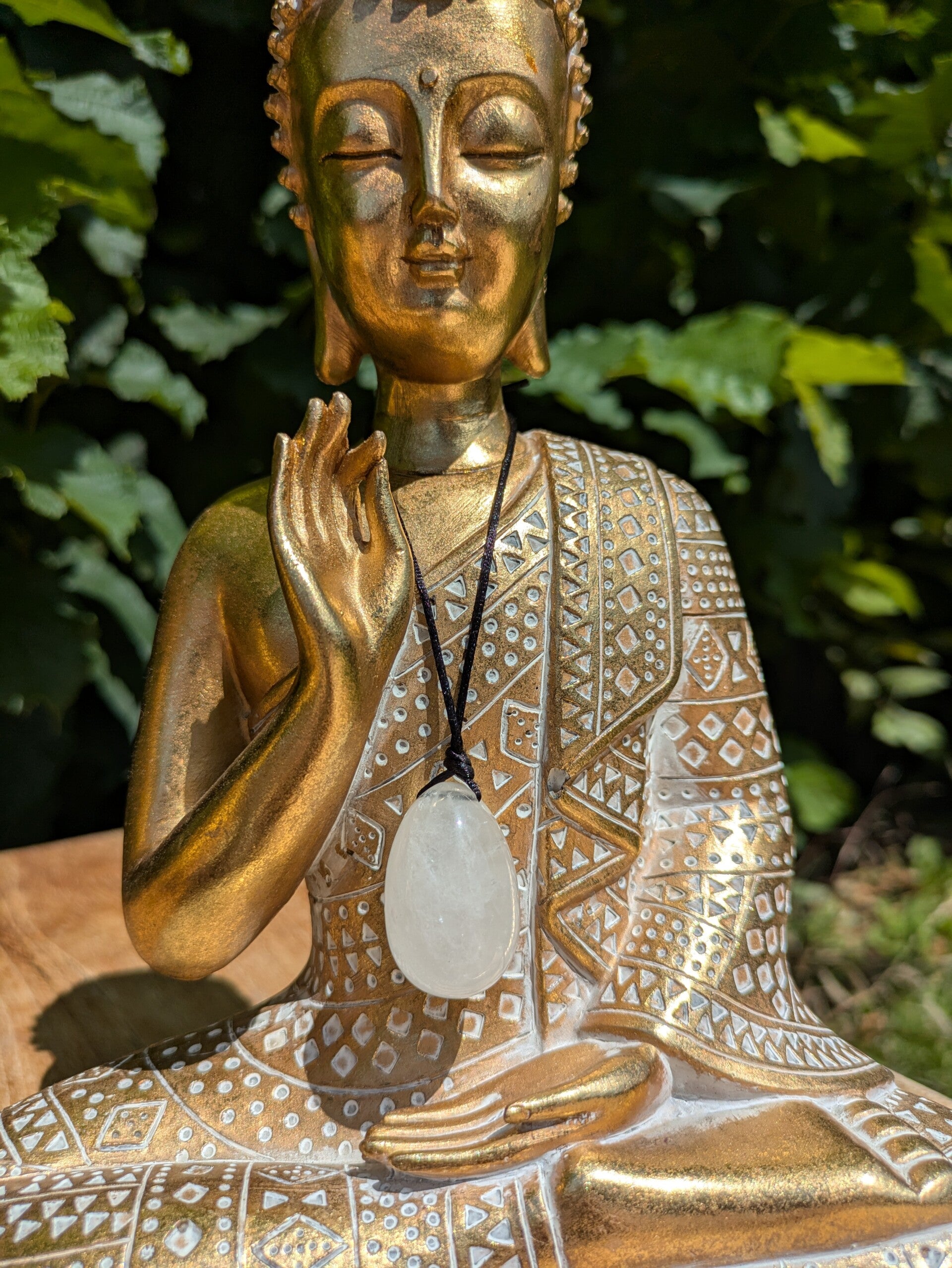 Lot de 3 Œufs de Yoni en Cristal de Roche – Qualité A – Percés