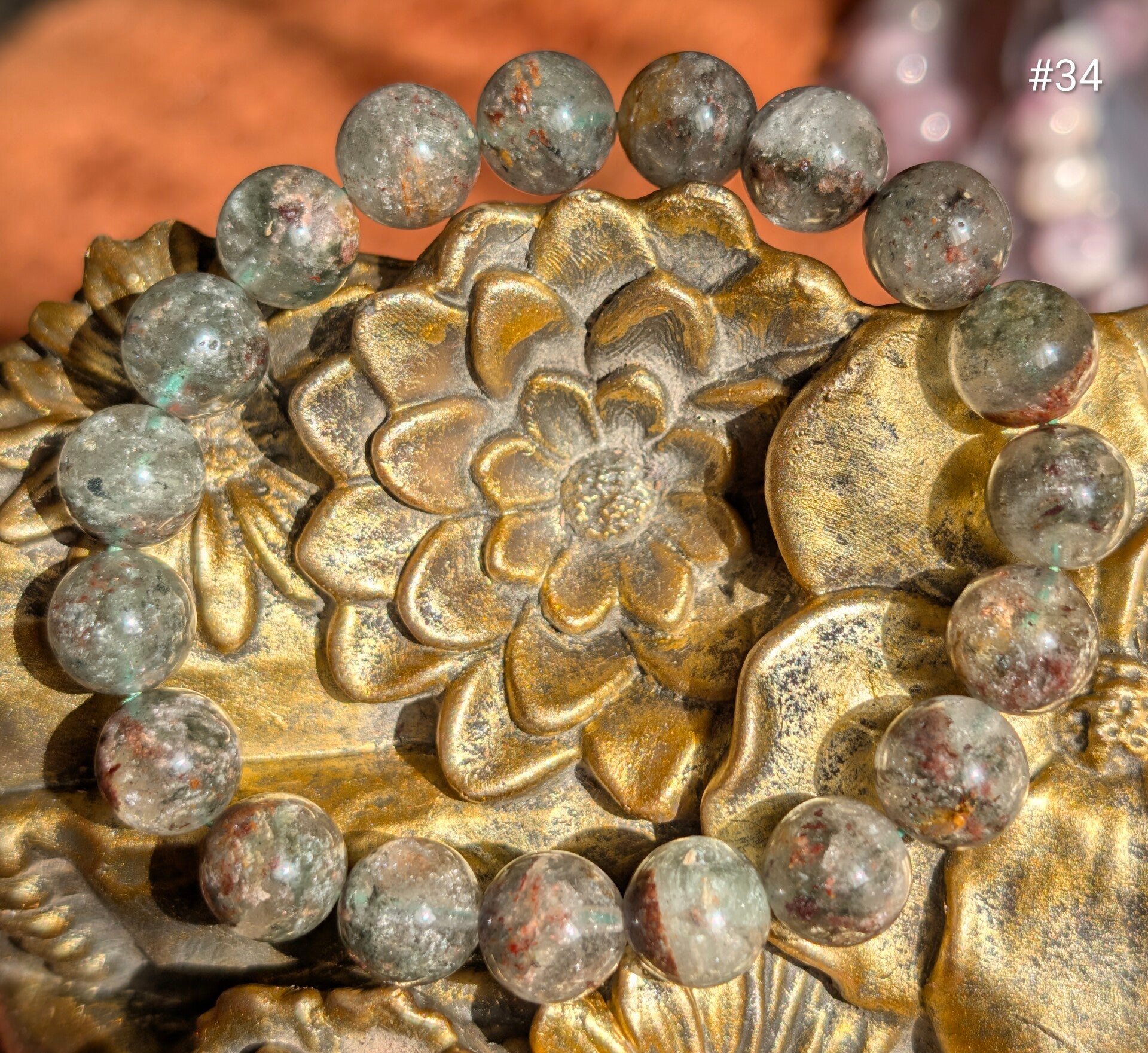 Bracelet Quartz de Jardin 8mm