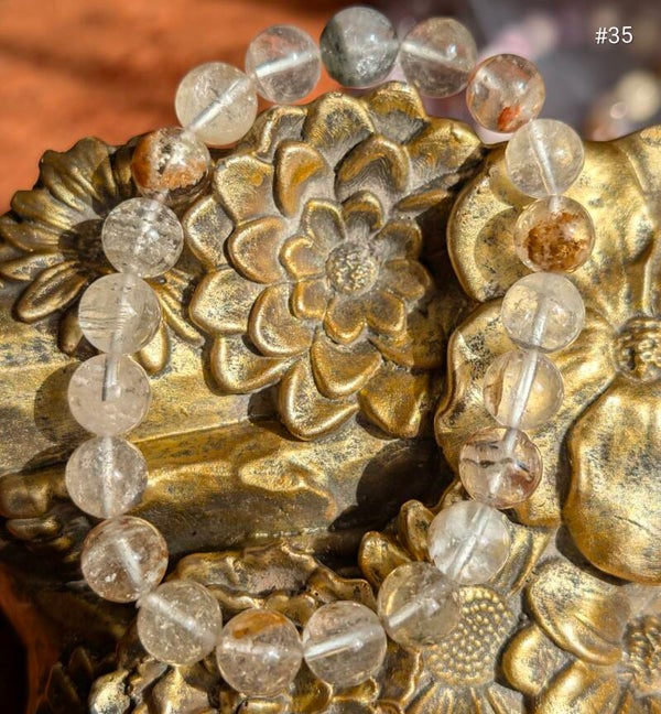 Bracelet Quartz Multi-Inclusions nº35 - 8mm