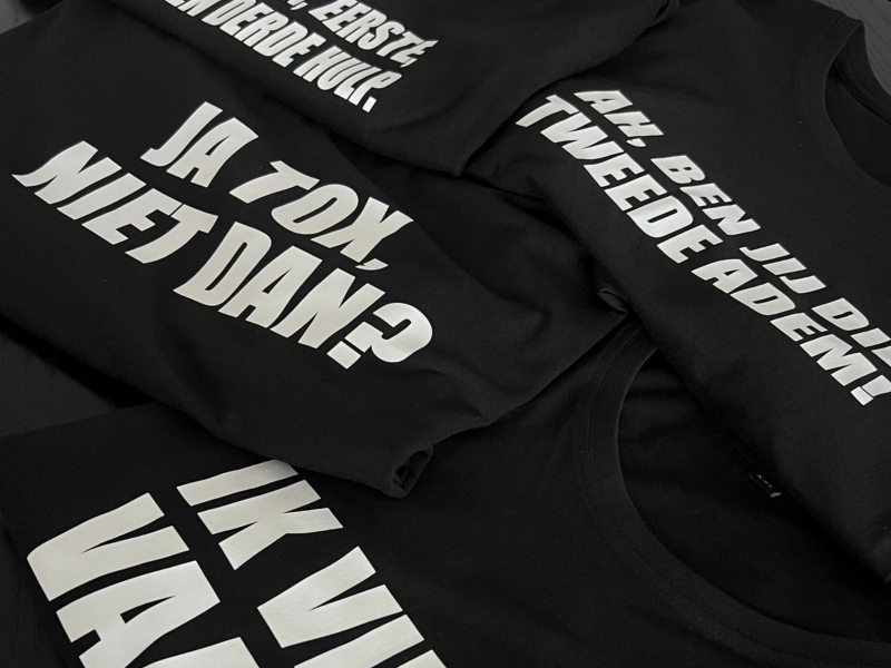 Kleding op maat bedrukken in Apeldoorn
