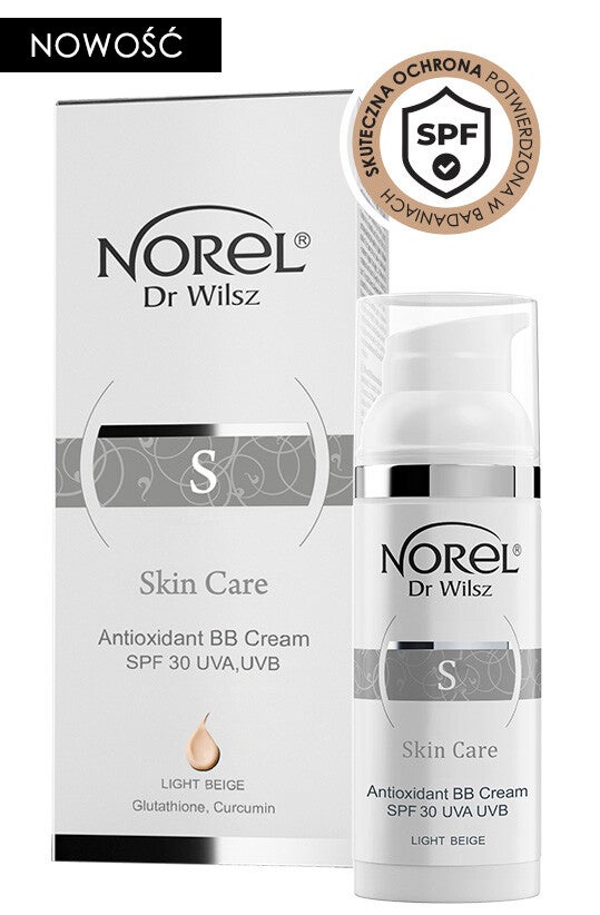 Skin Care - Krem BB antyoksydacyjny, SPF 30, UVA, UVB (jasny beż)