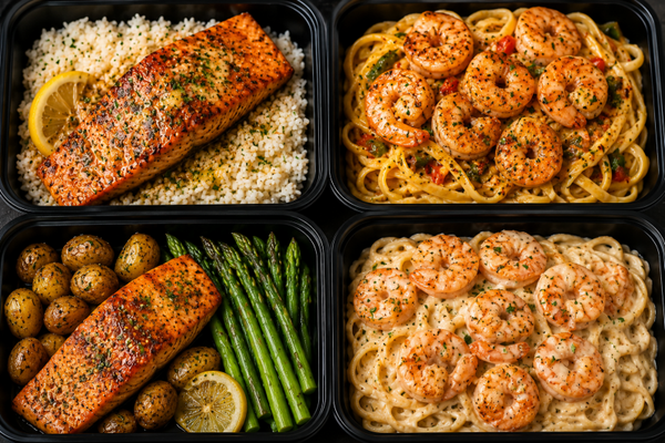 Seafood Style  Meal Prep