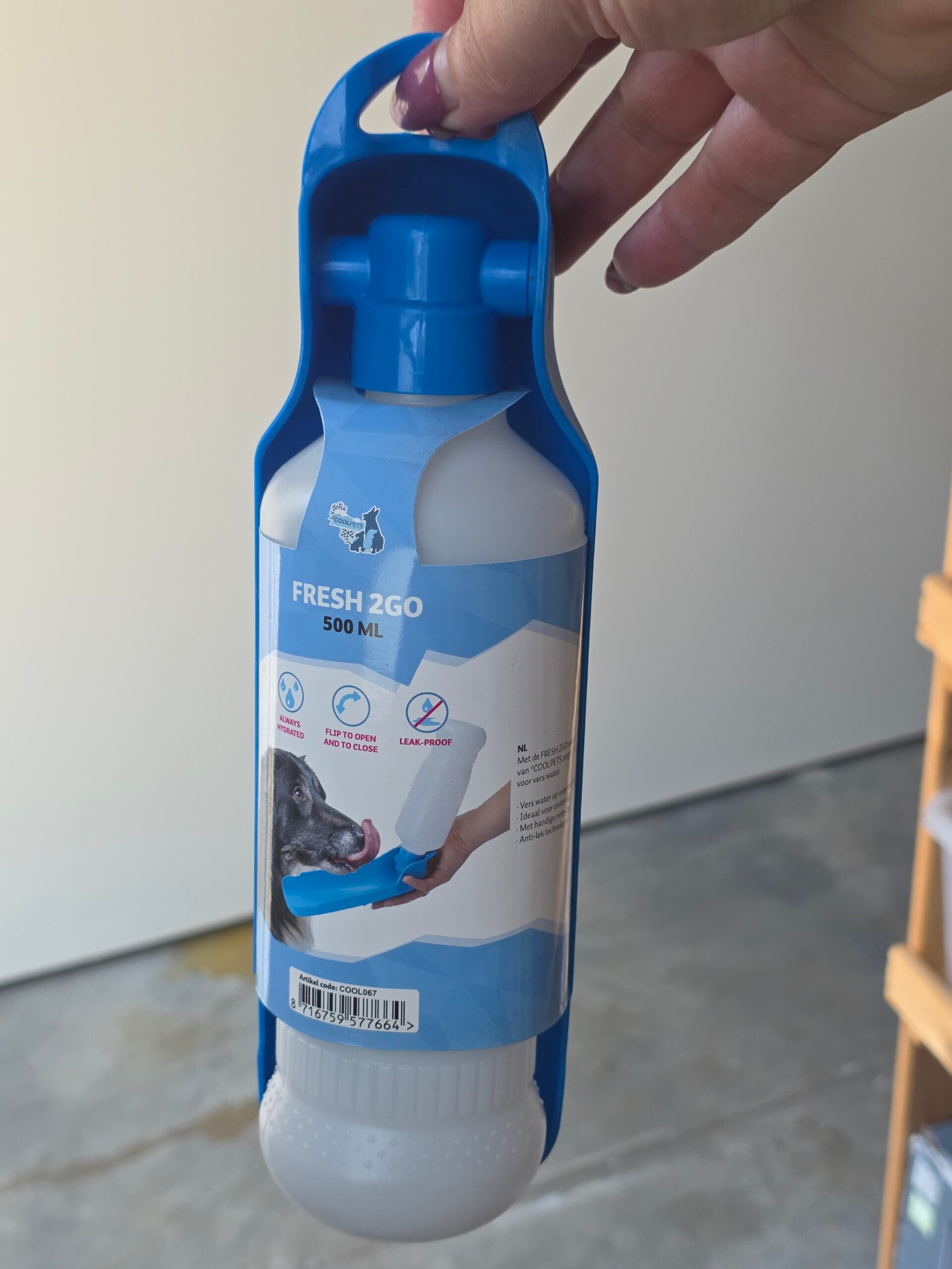 CoolPets Drinkfles voor Honden