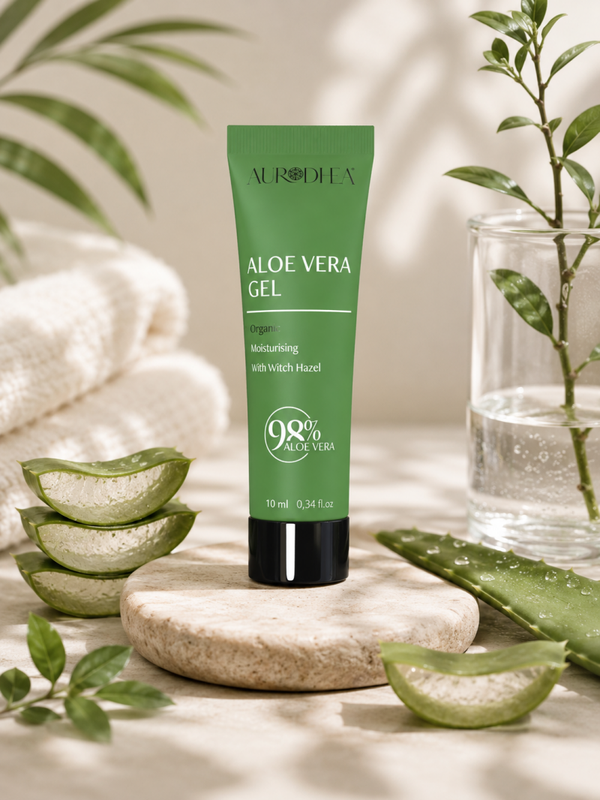Aurodhea Aloe Vera Gel 98% – Hydraterende & Verzorgende Gel – 10 ml