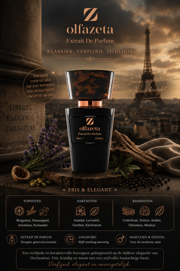 Olfazeta 18– Geïnspireerd op Declaration 30ml