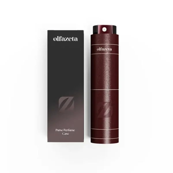 Parfum case Bordeaux rood