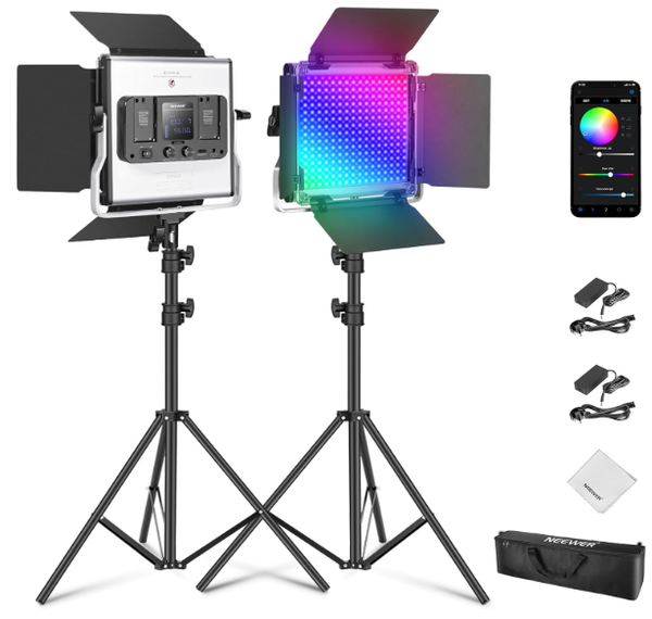 NEEWER PRO RGB LED Video Light Kit