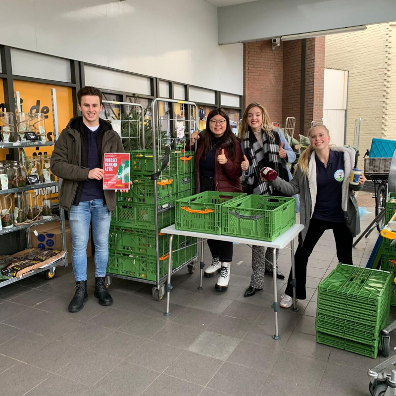 Jongerenraad Westland voedselbankactie 2022