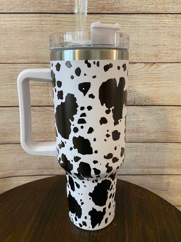 Cow Print 40oz Tumbler