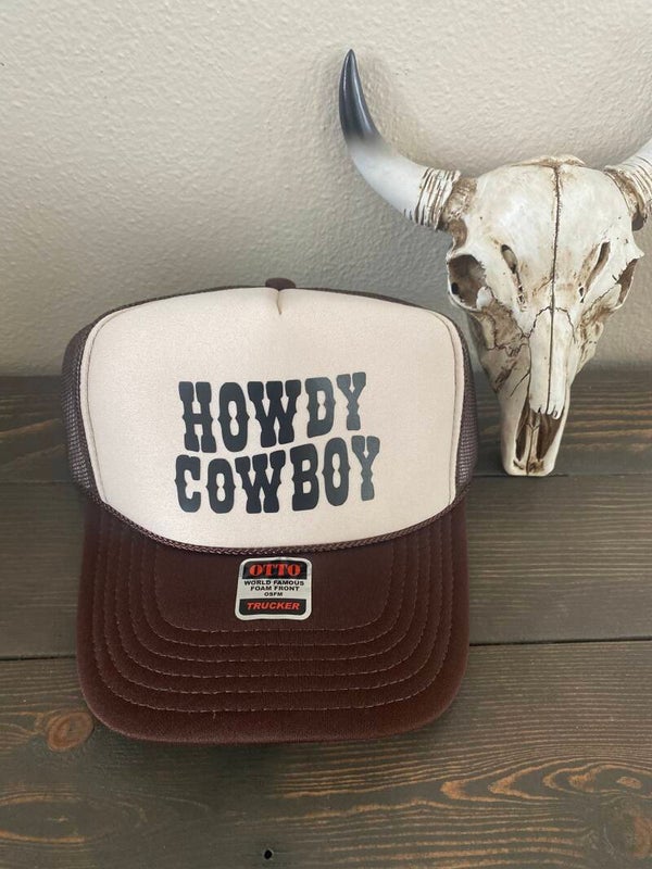 Howdy Cowboy Western Trucker Hat