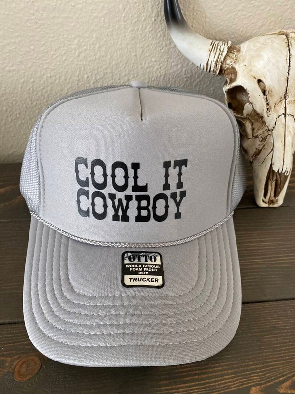Cool It Cowboy Western Trucker Hat