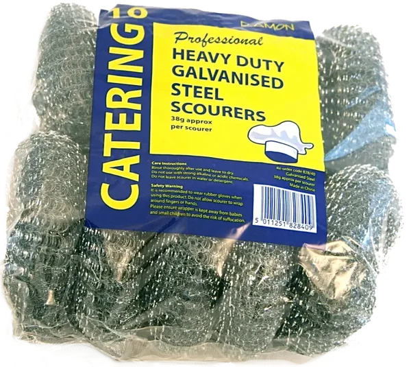 Steel Pan Scourers x10