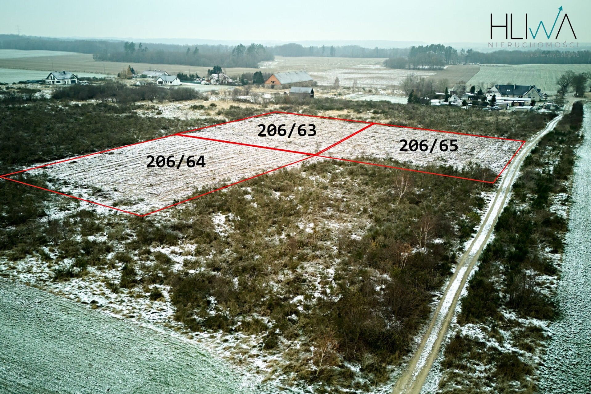 Działka zagrodowa, 3011m2, Mierzyno, gm. Gniewino