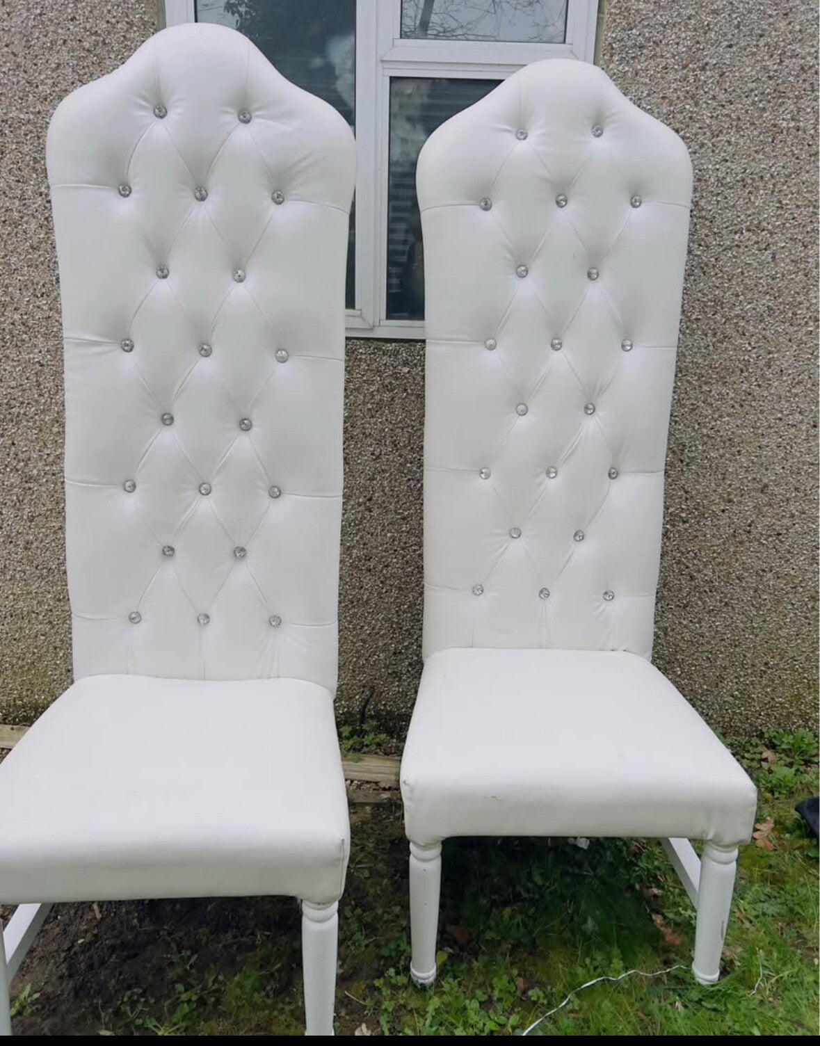 VARIOUS SINGLE LEATHER  THRONE CHAIR