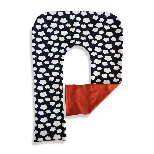 Verzwaard nekkussen | Wolken (kind)