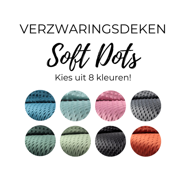 Verzwaringsdeken Soft Dots | kind 3-6 jaar