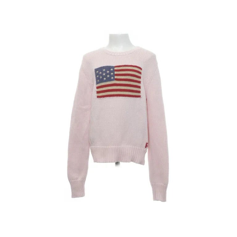Ralph Lauren flag sweater pink
