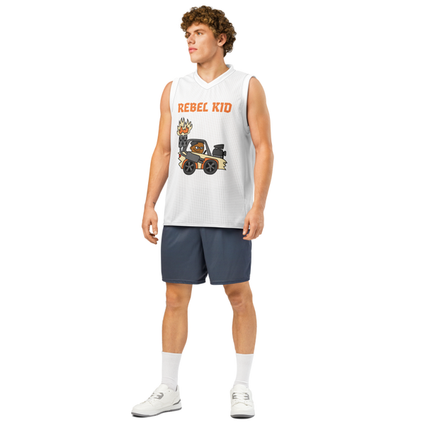 Unisex Rebel kid basketball jersey