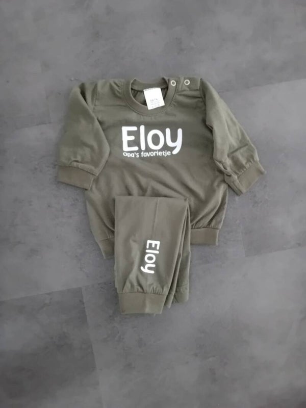Pyjama met naam