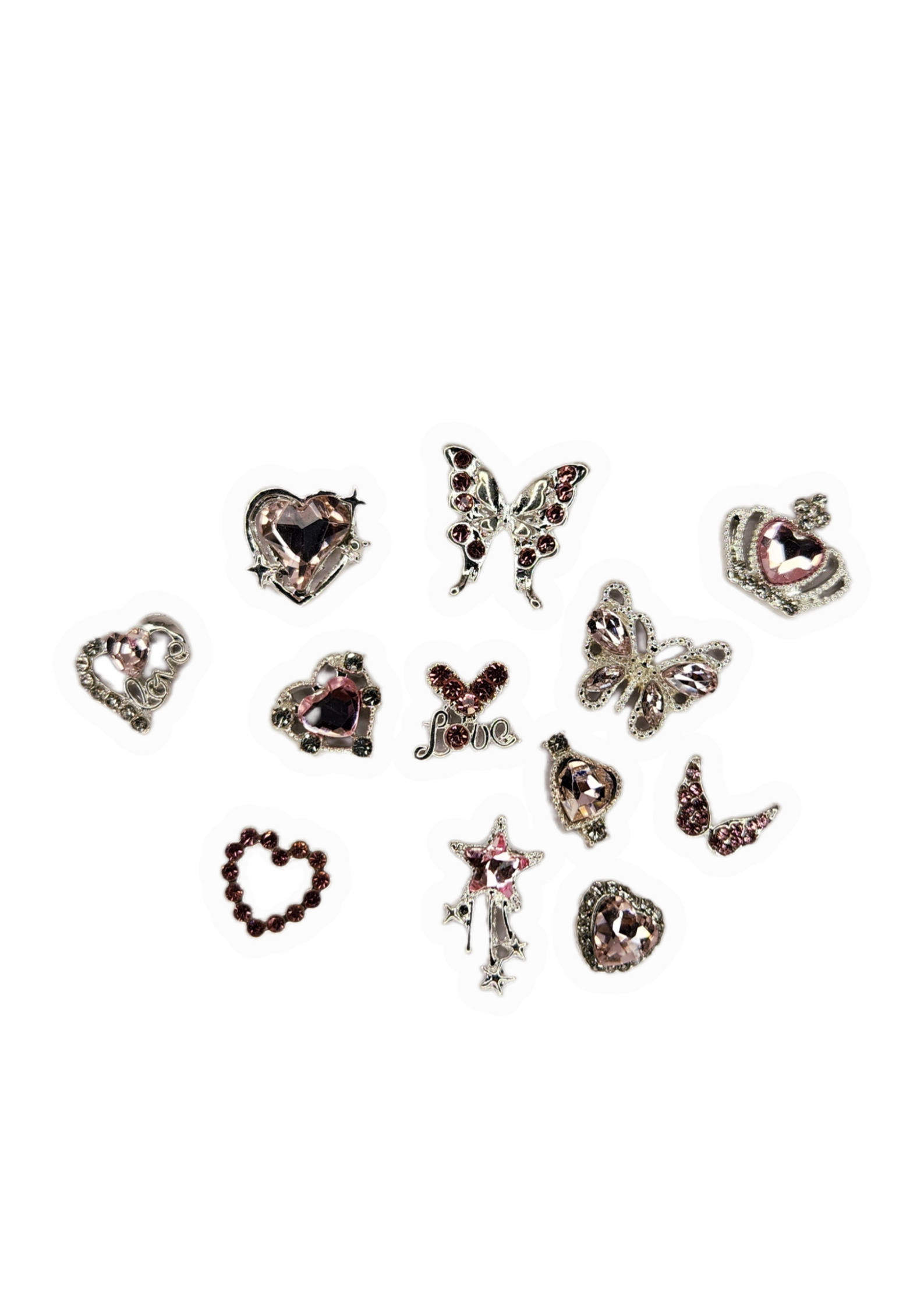 Mix charms papillon