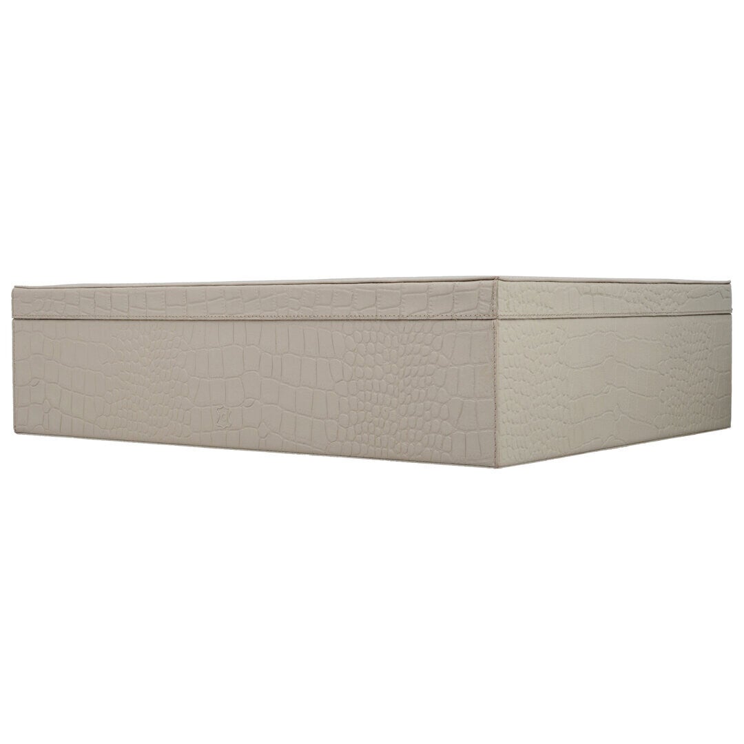 Chamada Opbergbox Maria-L Beige Croco
