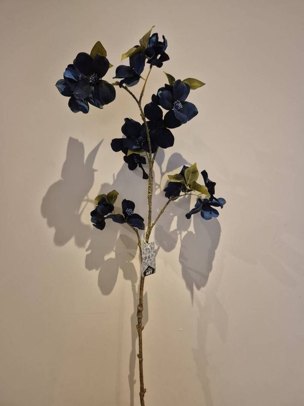 Zijde Bloem Cosmos Blauw 72cm