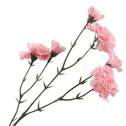 Zijde Bloem Anjertros Roze 55cm