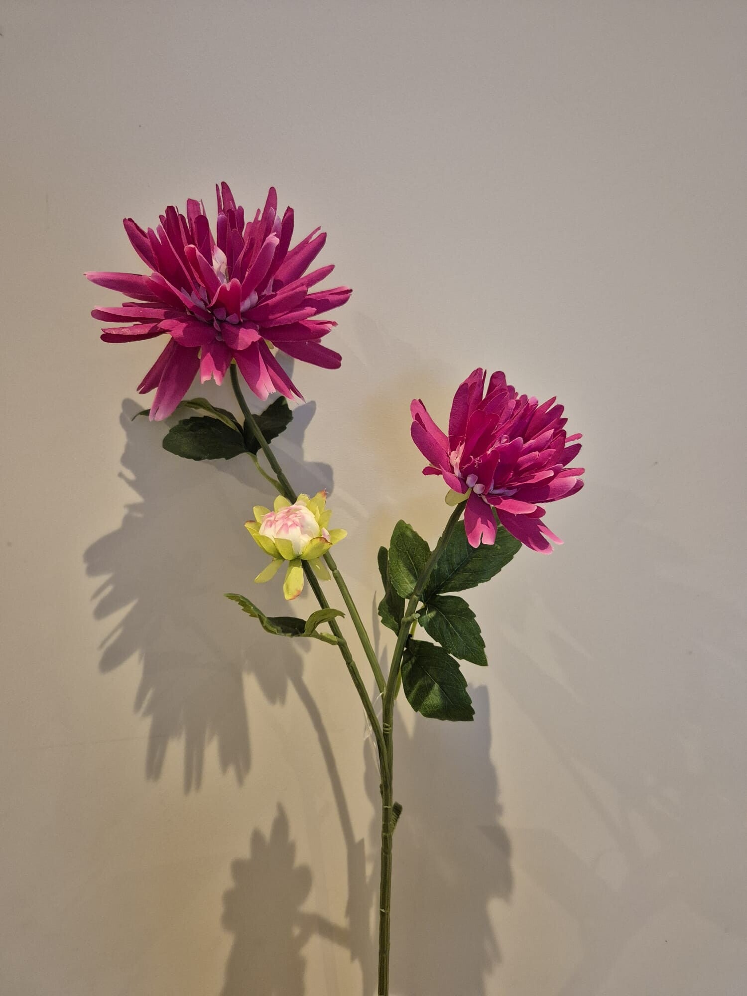 Zijde Bloem Chrysant Roze 76cm