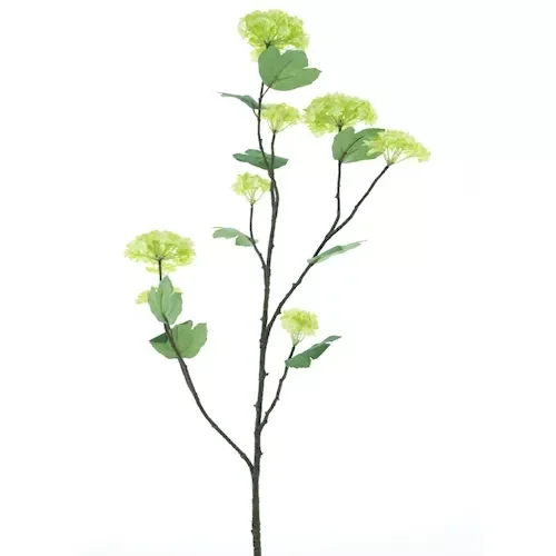 Zijde Bloem Sneeuwbal Groen 118cm