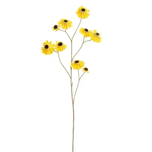 Zijde Bloem Helenium Geel 100cm