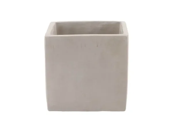 Pot Concrete Square Grijs 13x13