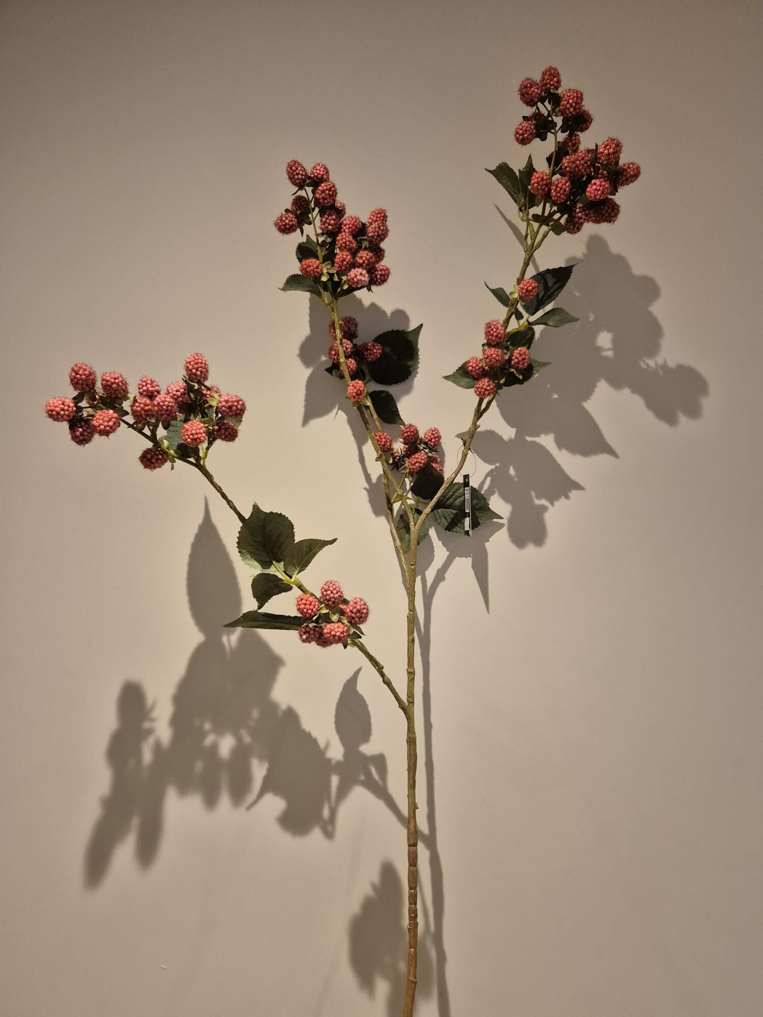 Zijde Bloem Frambozentak Roze 106cm