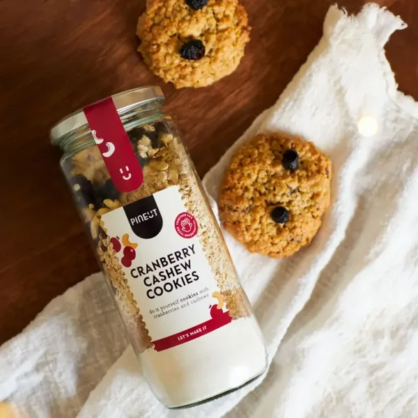 Pineut Cranberry Cashew Cookies