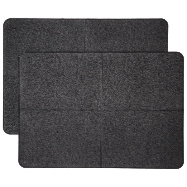 Chamada Placemat Anna Vierkant Zwart Effen