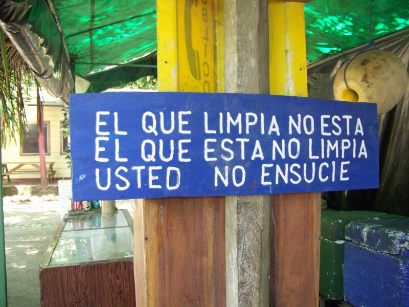 Spanish Sign Costa Rica