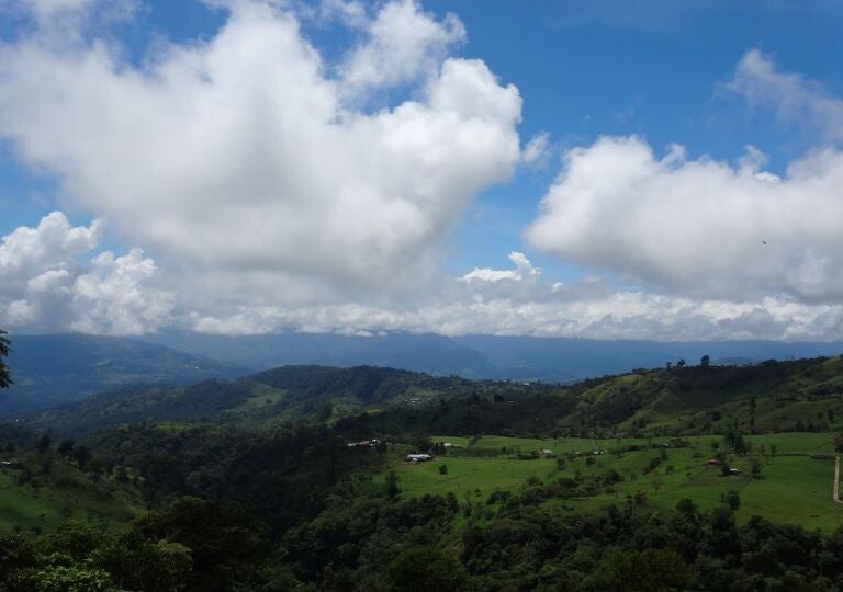 The South Central Valley in Costa Rica
