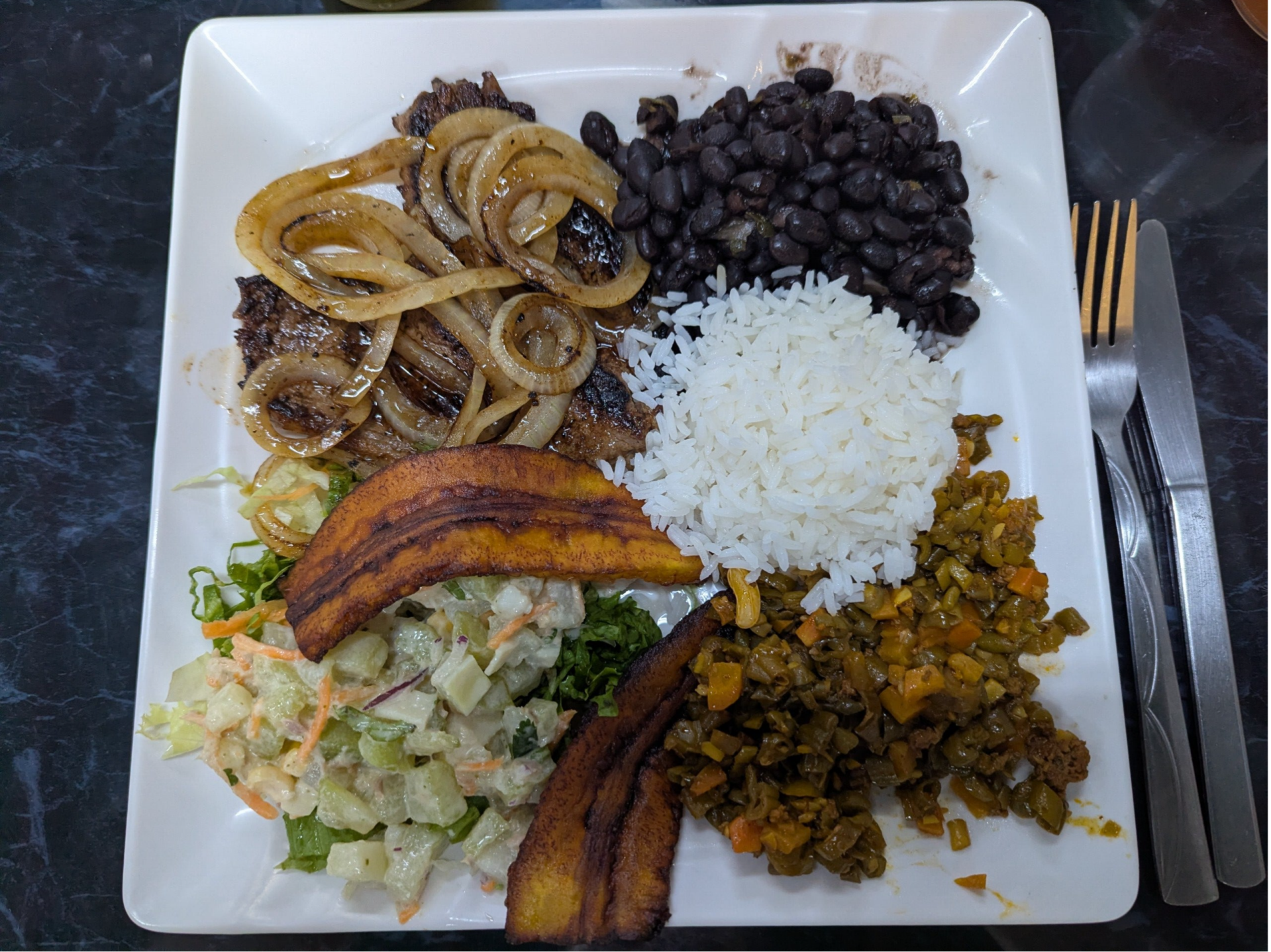 Typical Food Casado Costa Rica