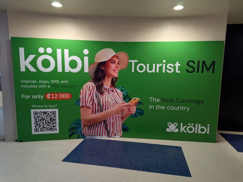 Kolbi Airport Banner Costa Rica