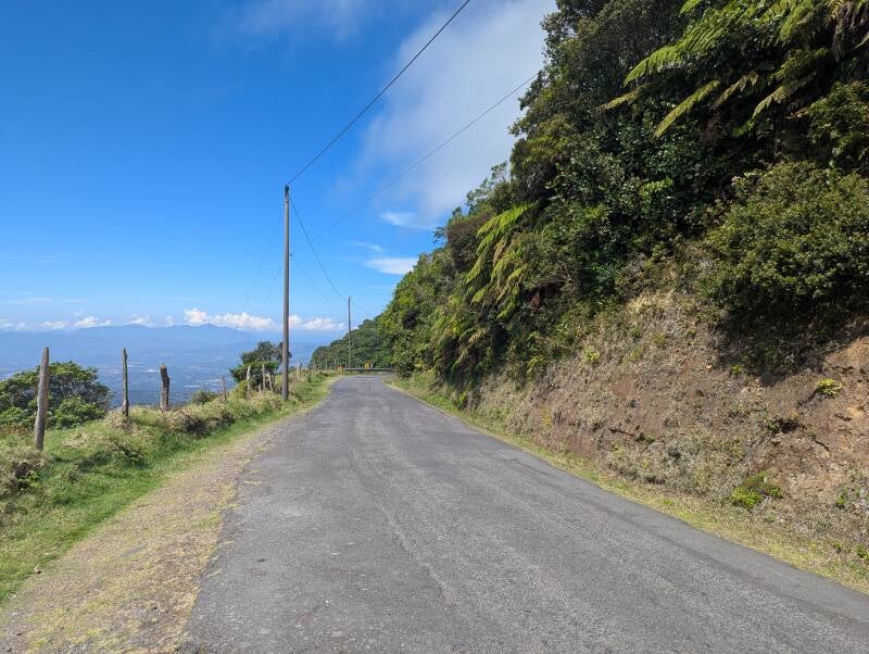 Secondary Mountain Road Costa Rica 