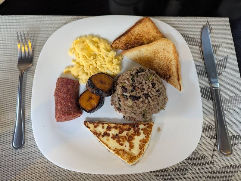 Typical Food Gallo Pinto Costa Rica